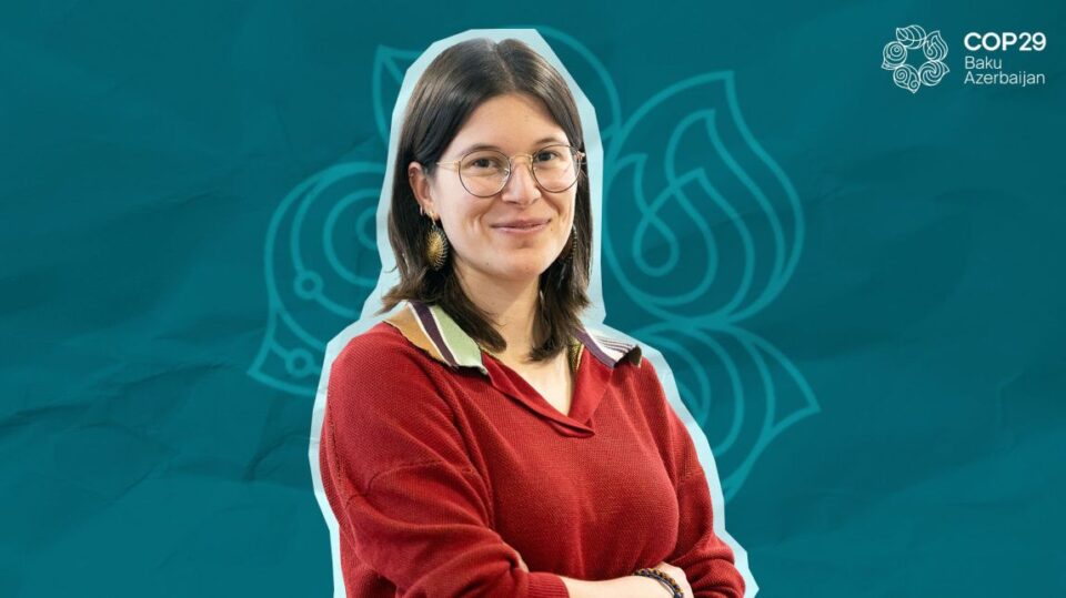 Bruna Cañada, investigadora en justícia financera, fa seguiment de la COP29